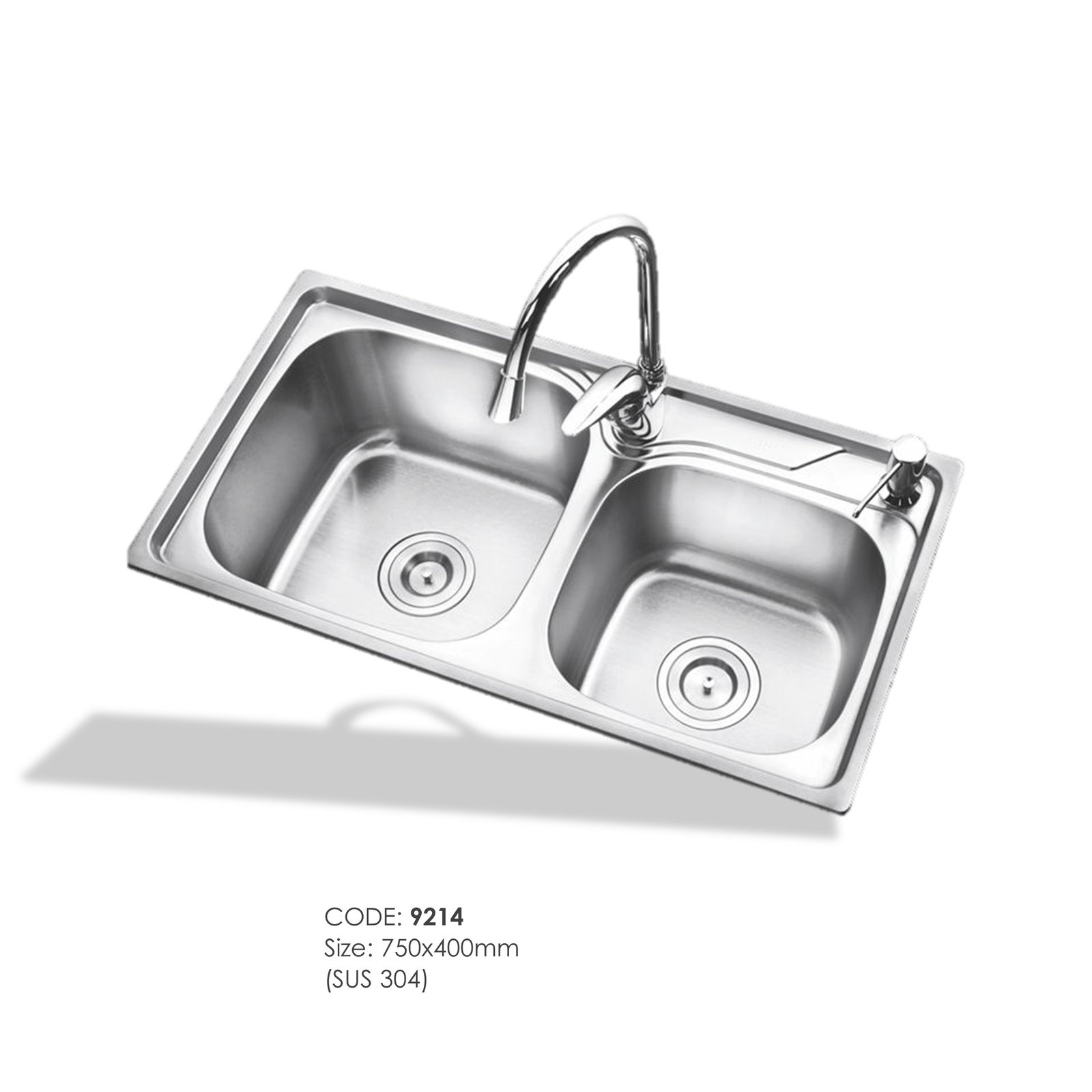 4a00a36b-4061-4e50-8827-8c14092b6355.jpg Kitchen Sink-7540 750x400mm - Image 1