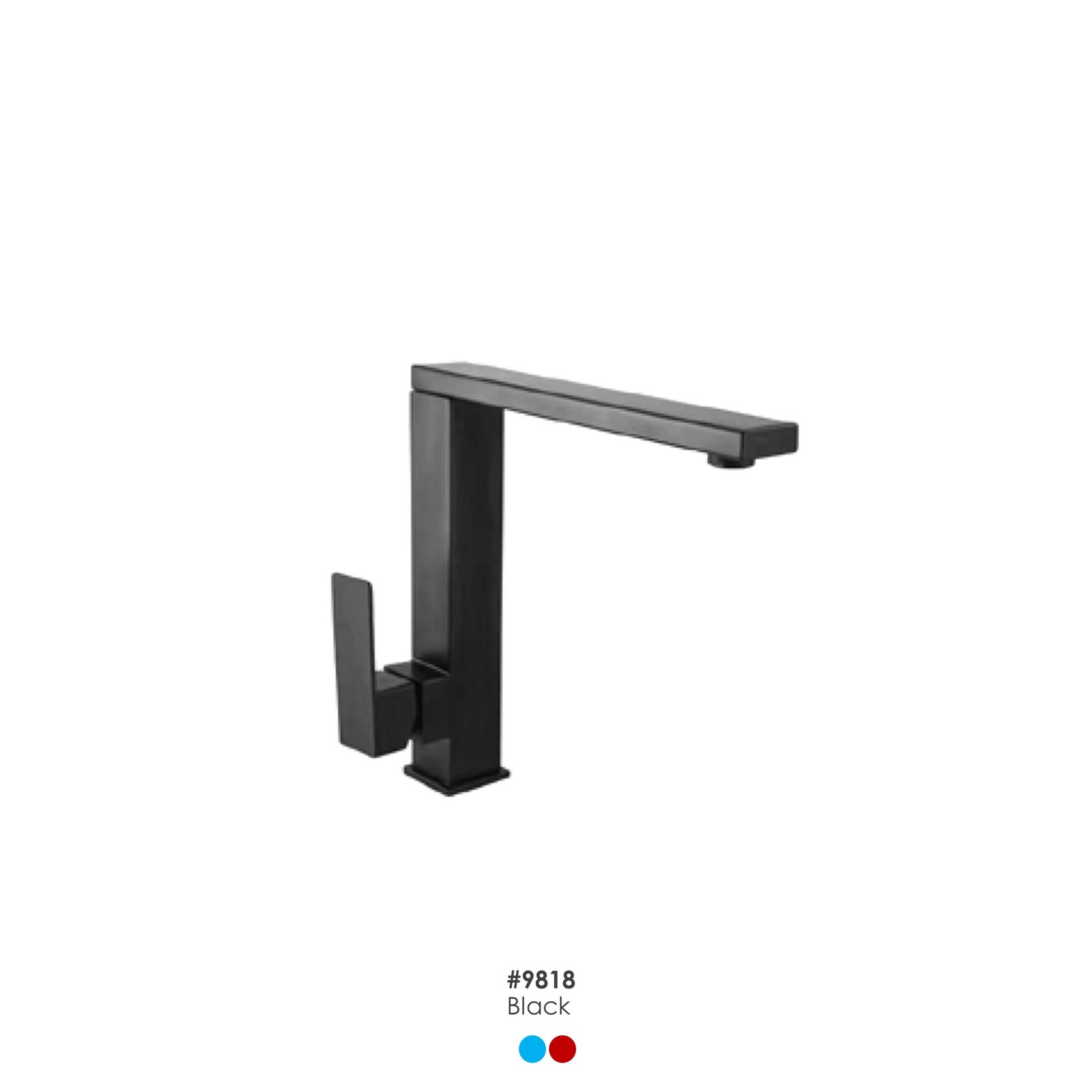 96e65822-2ce0-4d0b-983e-a77adc56cd95.jpg Black Metal Square Type Sink Faucet (L036) - Image 1
