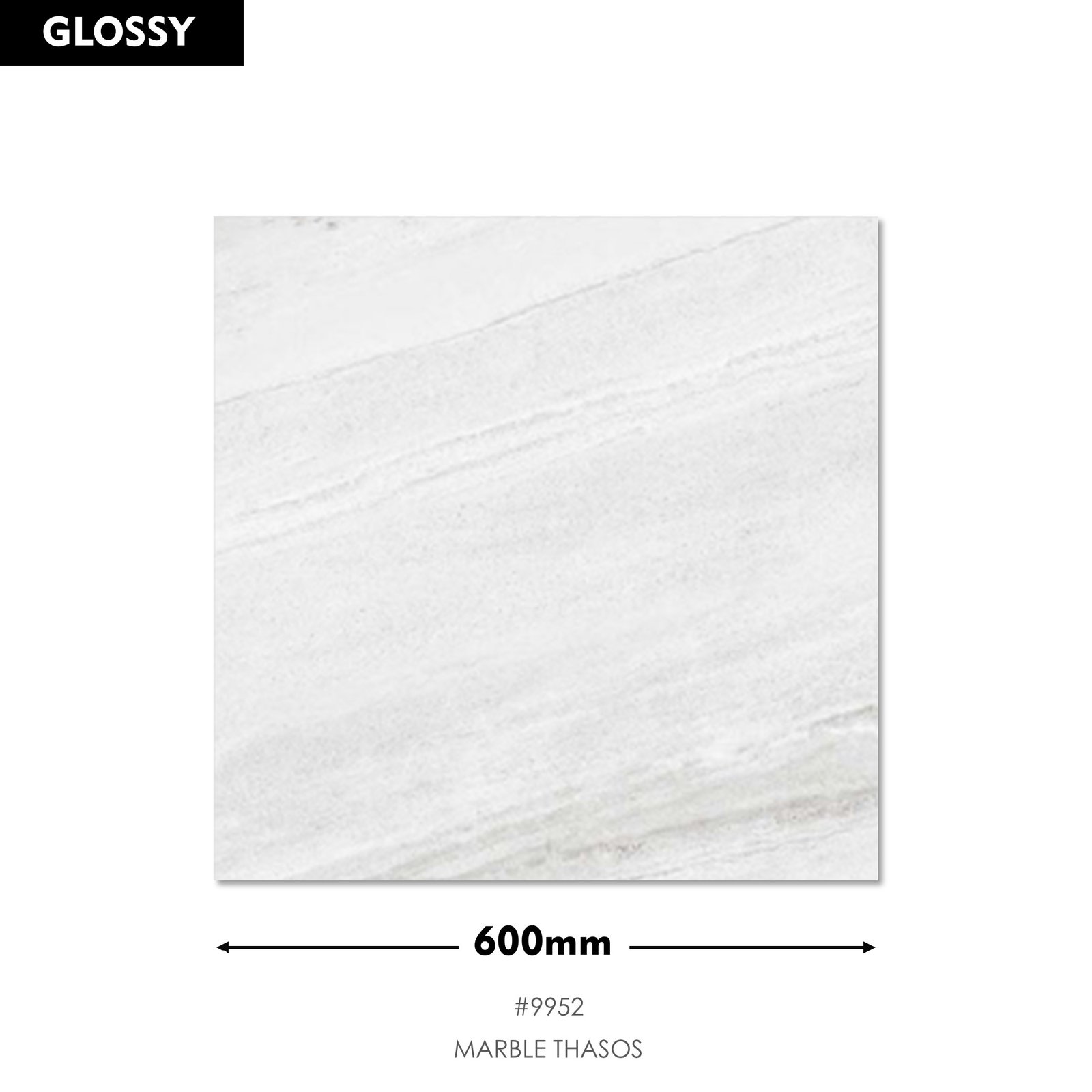 08876857-c4a1-449d-bf1a-c394a1098d41.jpg Marble Thasos DM 600x600 (Glossy) - Image 1