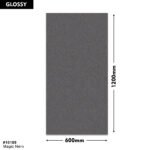 Magic Nero DM 600X1200 (Full Body Glossy)