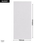 Kitchen Top Quartz MZ807 - 2400X700X18MM (36mm Undermount)
