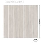 Torino Silver R8 DM 200X1200 (Matt)