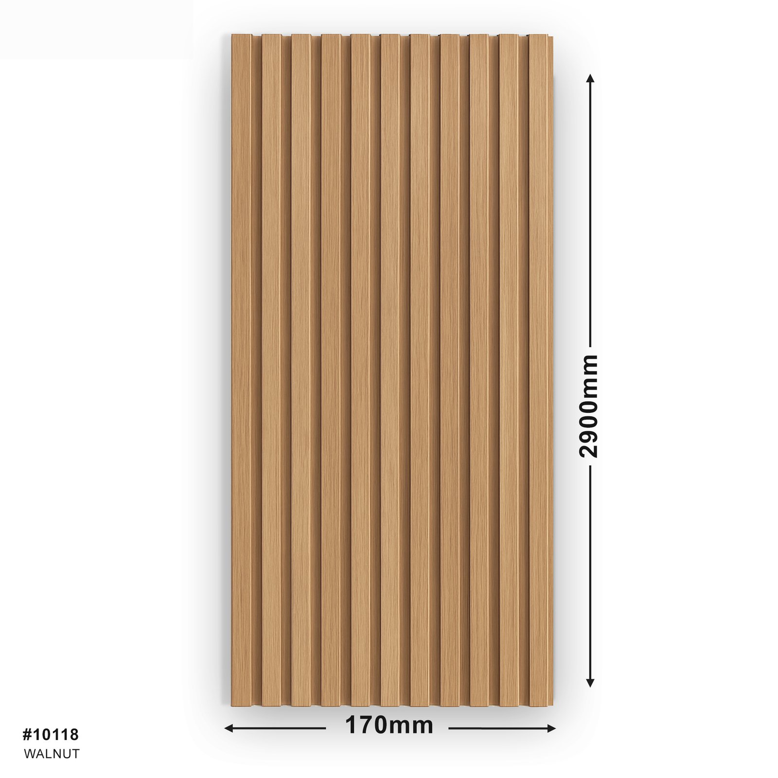 aac99378-111b-4fde-85b2-2bd9ab30bb23.jpg Indoor WPC Wall Panel(WALNUT) 2900x170x18mm - Image 1